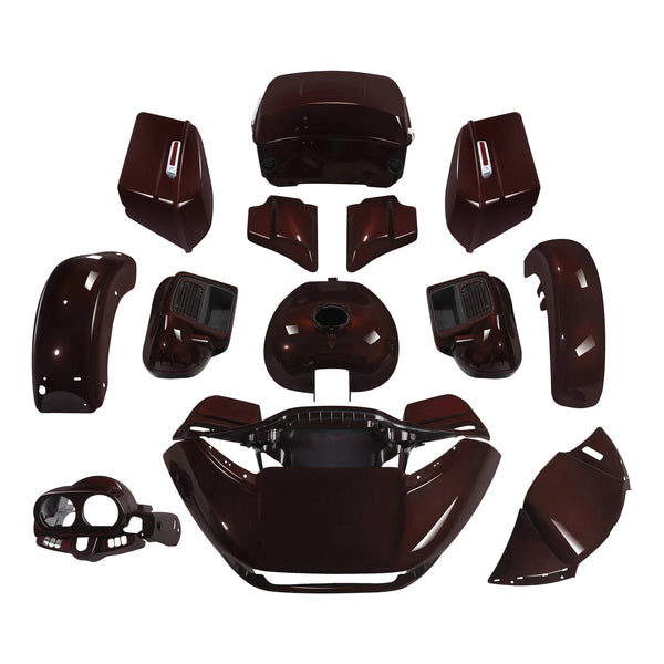Fairings Body Work Kit Fit For Harley Road Glide Limited 15-23 Midnight Crimson