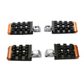 Driver & Passenger Foot Pegs Footrest Fit For Harley Softail Low Rider 2018-2025