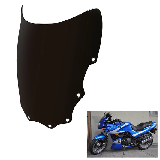 Black Windshield Windscreen Fit For Kawasaki Ninja 500R 500-R 500 R EX500 94-09