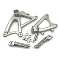 Motorcycle Driver Front Foot Peg Bracket Silver Fit for Yamaha YZF R1 2009- 2014