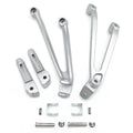 For BMW S1000R S1000RR 2009-2018 Silver Rear Passenger Foot Peg Footrest Bracket