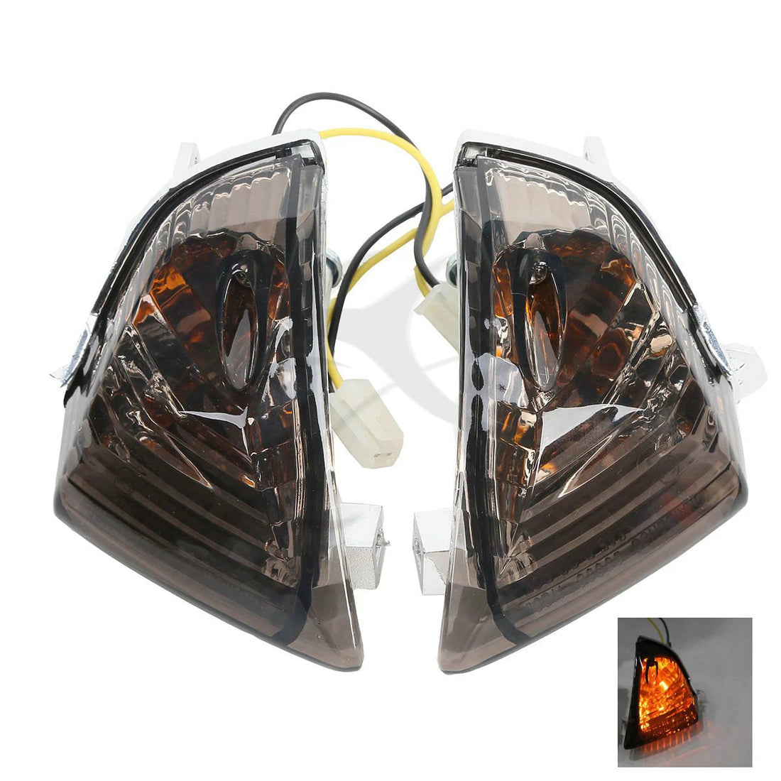 Smoke Rear Turn Signals Indicator Light Fit For Suzuki GSXR1000 2005-2006 05 06