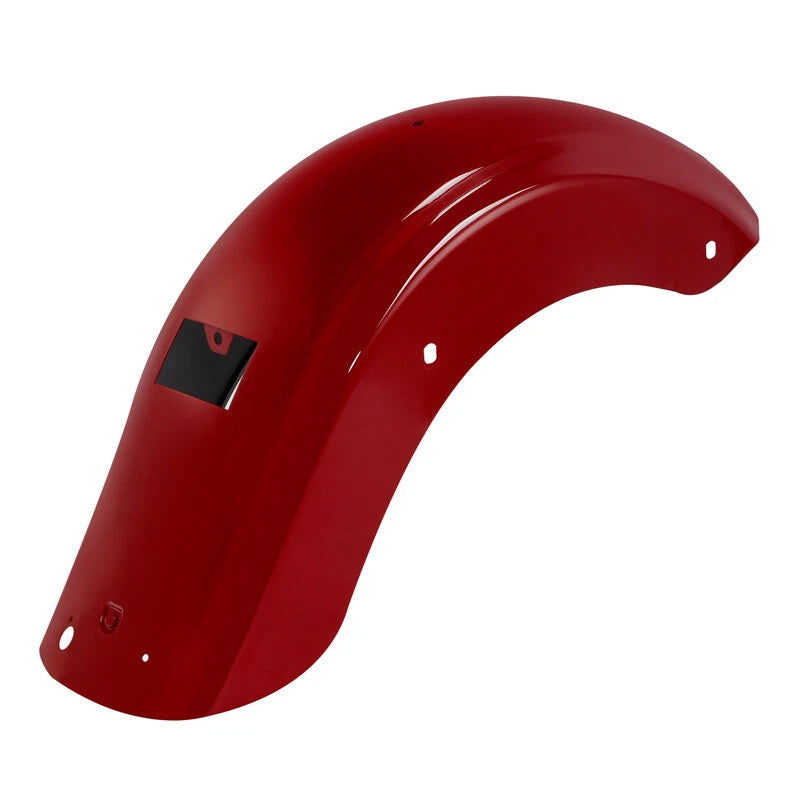 Rear Fender Fit For Harley Road Street Glide 2009-2024 Billiard Red/Vivid Black