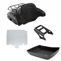 Chopped Trunk Backrest Rack Mount Plate Fit For Harley Touring Glide 09-13