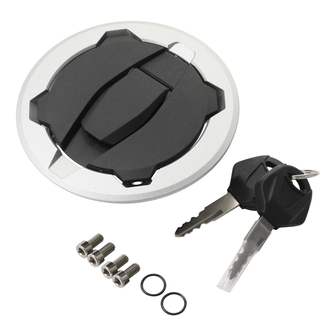 Fuel Gas Tank Cap Cover Keys Fit For Kawasaki Ninja 400 2018-23 ZX-10R 2021-2023