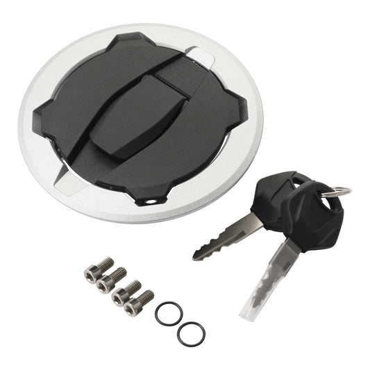 Fuel Gas Tank Cap Cover Keys Fit For Kawasaki Ninja 400 2018-23 ZX-10R 2021-2023