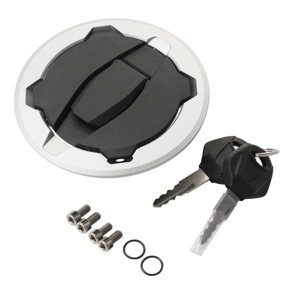 Fuel Gas Tank Cap Cover Keys Fit For Kawasaki Ninja 400 2018-23 ZX-10R 2021-2023