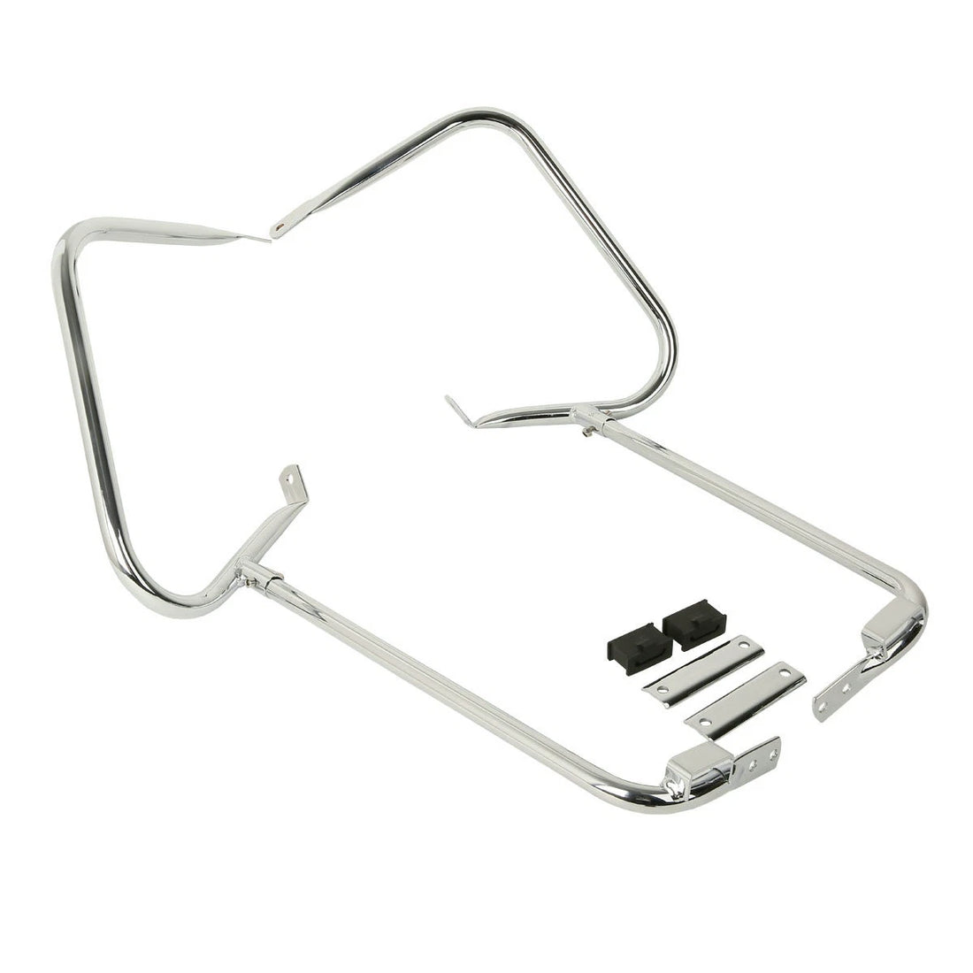 Chrome Rear Saddlebags Bracket Fit For Harley Touring Road King 1997-2008 2007