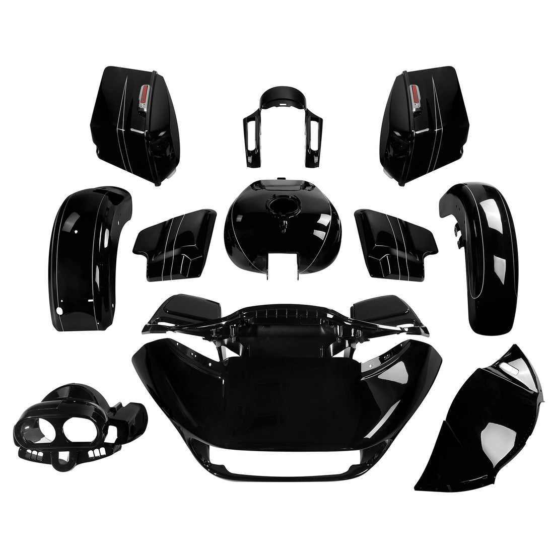 Fairings Bodywork Kit Fit For Harley Road Glide Special 2015-2024 18 Vivid Black