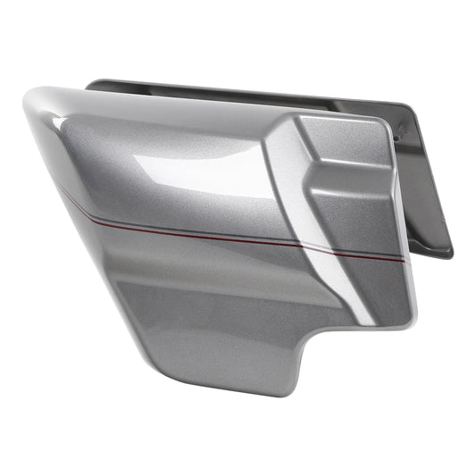 Battery Side Cover Panel Fit For Harley Touring Road King 2009-23 Billet Silver