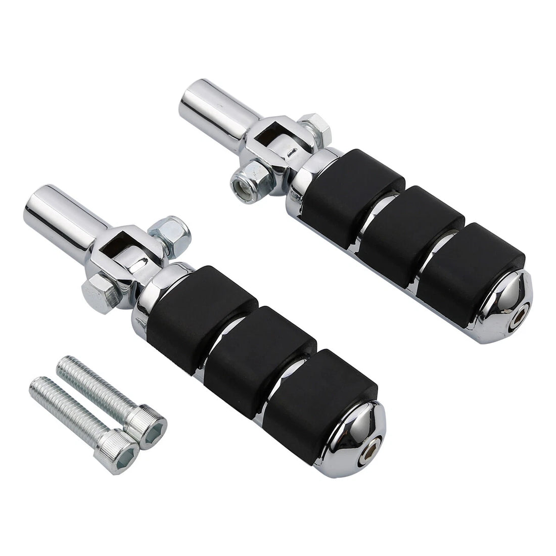 Rear Passenger Footpegs Mount Fit For Harley Heritage Softail Deluxe 2000-2006