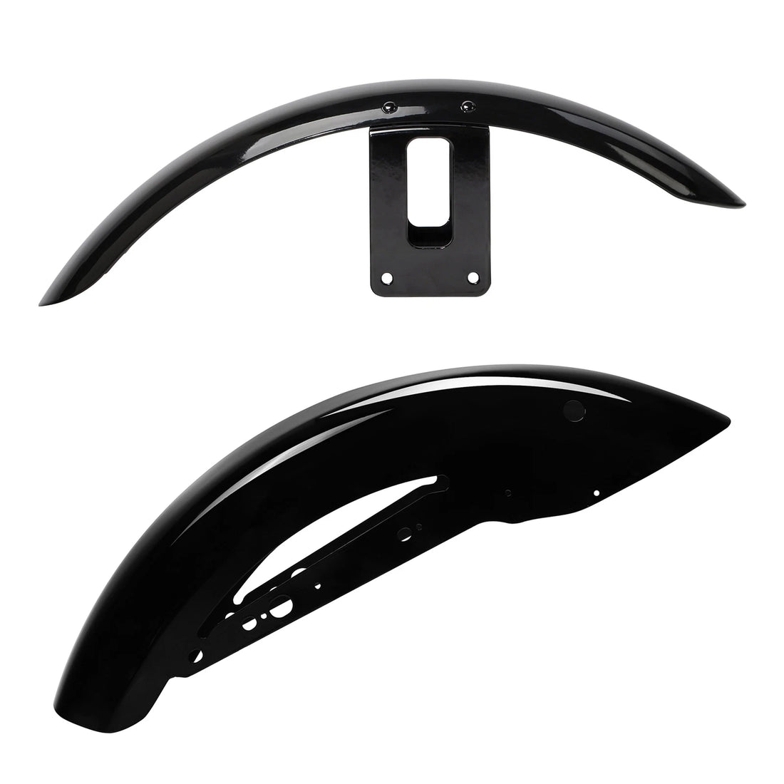 Black Front & Rear Fenders Fit For Harley Sportster Iron XL883 1200 2004-2022