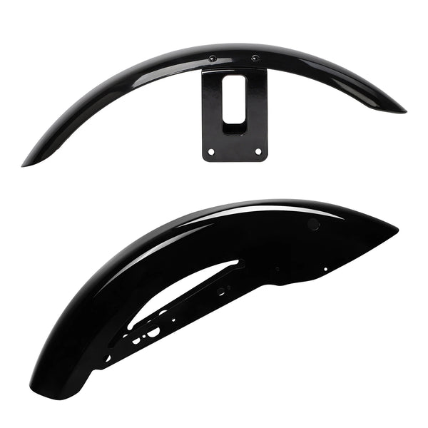 Black Front & Rear Fenders Fit For Harley Sportster Iron XL883 1200 2004-2022