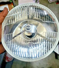 Lucas 7" Inch Tripod Tri-Bar Headlamps Halogen H4 Conversion