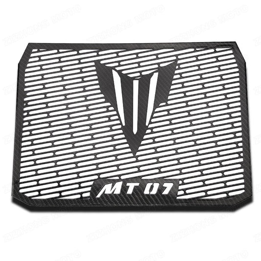 Fit Yamaha FZ07 MT-07 2014-2018 17 Motorcycle Carbon Radiator Grille Guard Cover