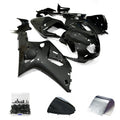 Carbon Fiber Fairing Kit +Bolts For Suzuki GSXR600/750 2001 2002 2003 Black Body