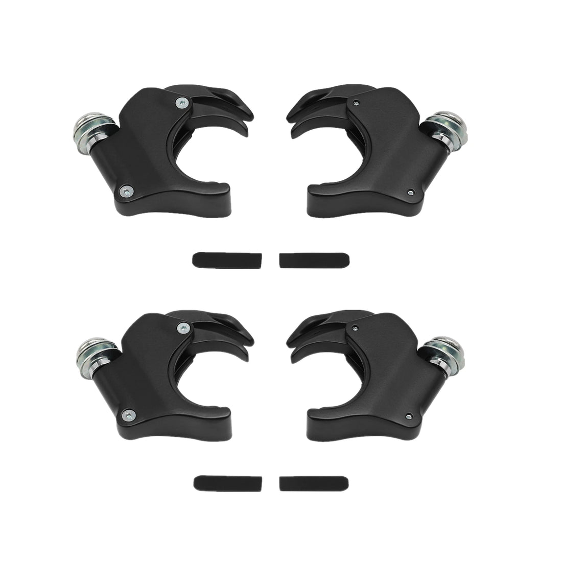 49mm 4PCS Windshield Windsreen Clamps Fit For Harley Dyna 2006-2017