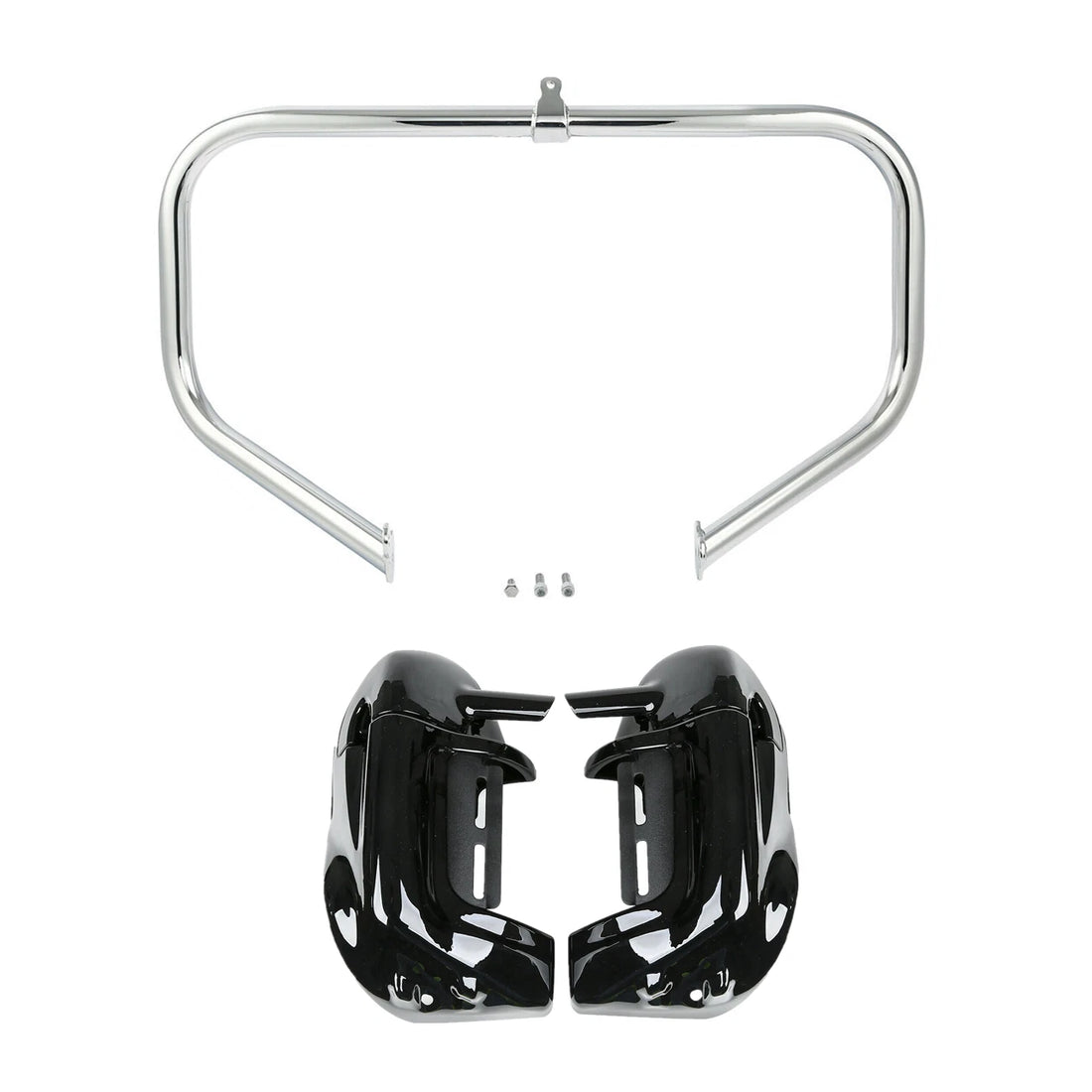 Lower Vented Fairing Speakers Crash Bar Fit For Harley Touring Road Glide 09-13