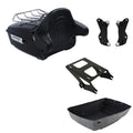 King Trunk Backrest Rack Mount Docking Kit Fits For Harley Cvo Road Glide 14-26