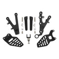 Front Rider Driver Footpegs Footrest Bracket Fit For Yamaha Yzf R6 YZFR6 2006-16