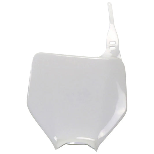 UFO Front Number Plate White For Kawasaki KX250 2003-2007