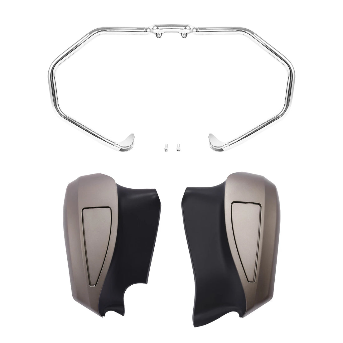 Chrome Engine Crash Bar Lower Fairing Fit For Indian Chieftain Limited 2019-2025