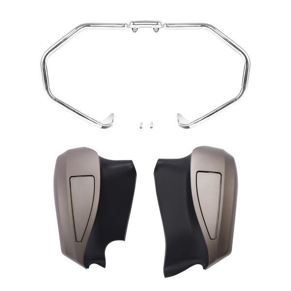 Chrome Engine Crash Bar Lower Fairing Fit For Indian Chieftain Limited 2019-2025