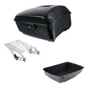 King Trunk Chrome Two-Up Mount Rack Fit For Harley Touring Road Glide 2014-2026