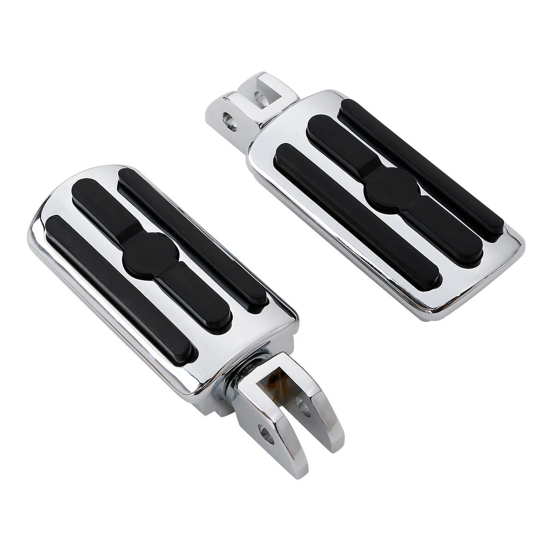 Chrome Rider Foot Pegs Footrests Fit For Harley Fxbb Street Bob 107 2018-2025 24