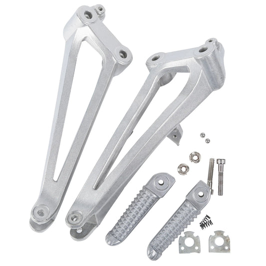Rear Passenger Footpegs Pegs Bracket Fit For Yamaha Yzf R1 2009-2014