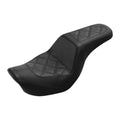 Black Driver Passenger Seat Fit For Harley Dyna Low Rider Wide Glide Fxdwg 06-17