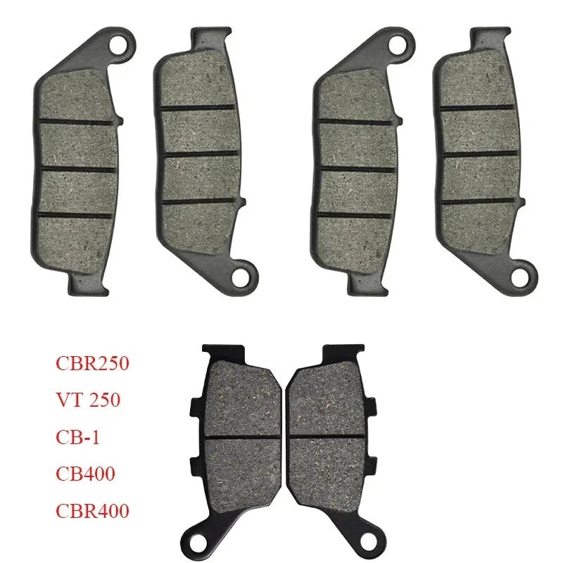 Brake Pads Front&Rear For Honda CBR250RR 88-94 VT250 88-90 NTV650 88-97
