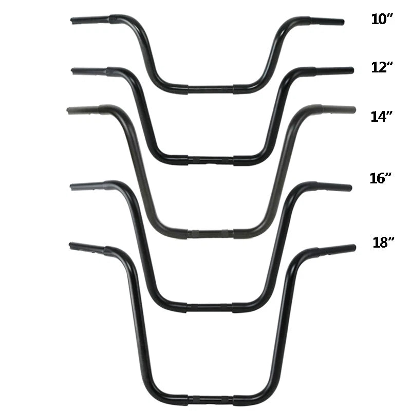 10''/12''/14''/16''/18'' Rise Ape Hanger Handlebar Bars Fit For Harley Flst Fxst