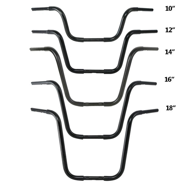 10''/12''/14''/16''/18'' Rise Ape Hanger Handlebar Bars Fit For Harley Flst Fxst