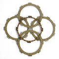 4+1 Pcs Fibrous Clutch Discs Plates For Kawasaki D-Tracker125 10-15 KLX125 10-16