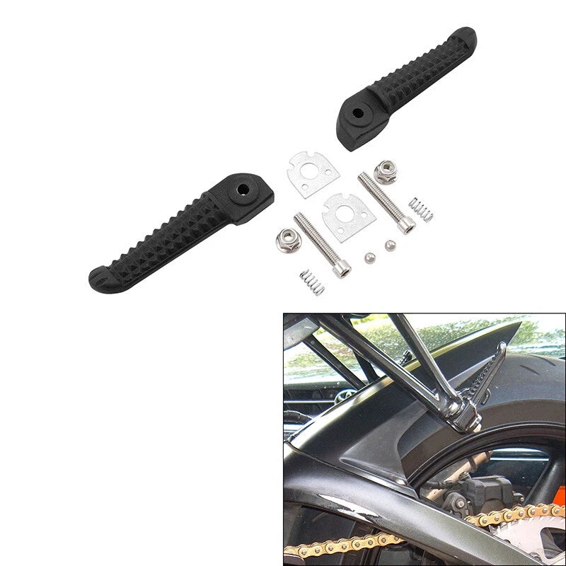 Rear Passenger Footpegs Foot Pegs Fit For Yamaha Yzf R6 2003-2020 Yzf R1S 16-24