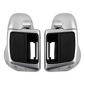 Lower Vented Fairings Fit For Harley Touring 2014-2023 22 Brilliant Silver Pearl
