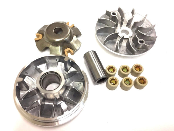 New Chinese Scooter GY6 125CC & 150CC Complete Variator Set Fan Pully Rollers