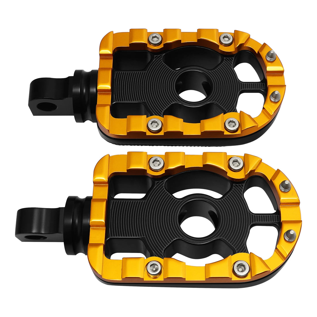 10mm Highway Footpegs Pegs Fit For Harley Touring Electra Street Road King Glide