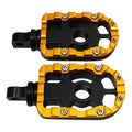 10mm Highway Footpegs Pegs Fit For Harley Touring Electra Street Road King Glide