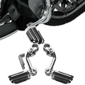 Adjustable Long Highway 1-1/4" 1.25" Bars Foot Pegs Fit For Harley-Davidson Dyna