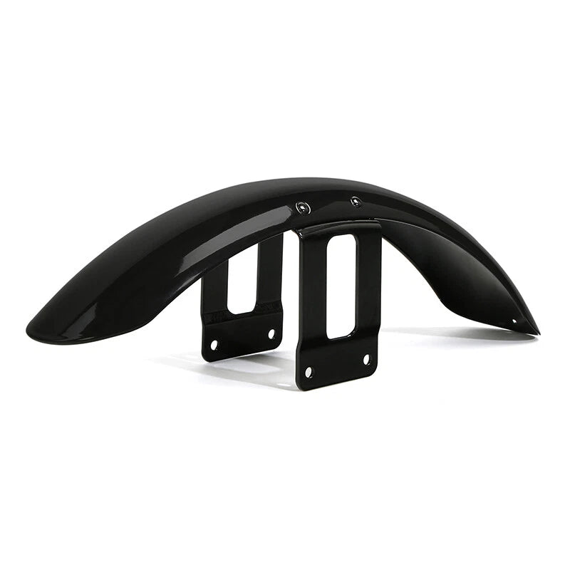 Vivid Black Front Fender Mudguard Cover Fit For Harley Sportster 883 XL883 1200