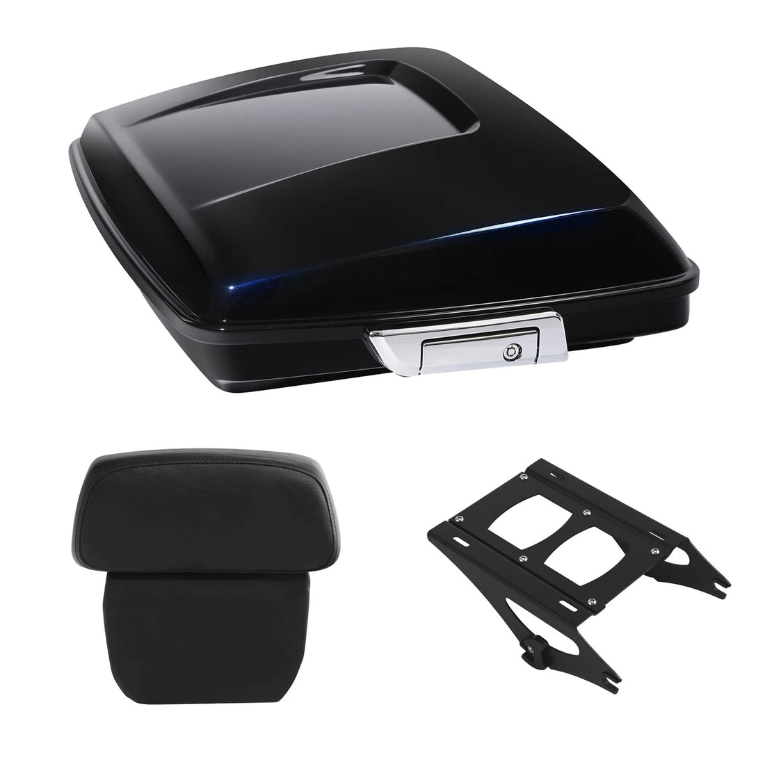 Razor Trunk Pad Mount Rack Fit For Harley Cvo Road Glide 2014-26 Mako Shark Fade