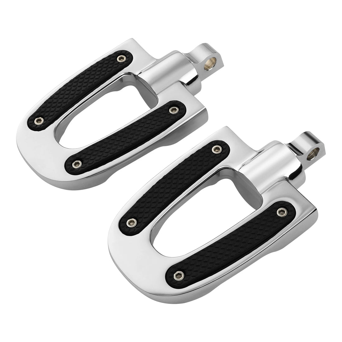 Chrome Footpeg Pegs Footrest Male Mount Fit For Harley Touring Road Street Glide