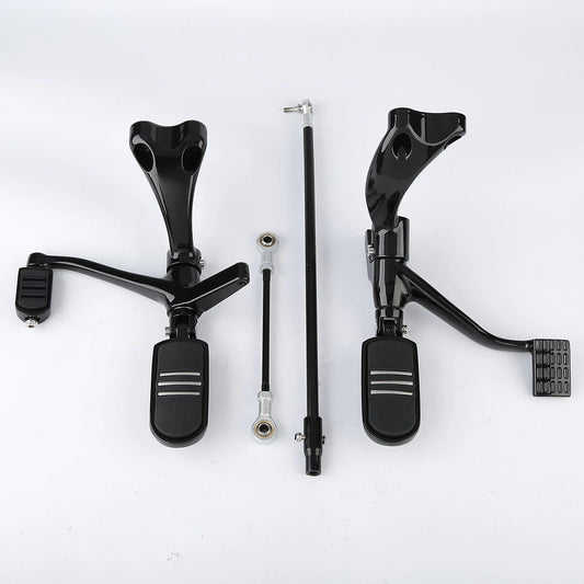 Forward Control w/ Footpeg Bracket For Harley Sportster 883 1200 Super Low 14-22