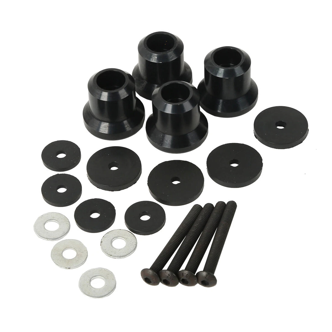 5/8" Black Luggage Trunk Rack Risers Kit Fit For Honda Goldwing GL1800 2001-2017