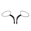 Black Oval Rearview Side Mirror For Harley Sportster 1200 883 Dyna Street Bob