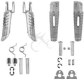 Driver & Passenger Footpegs Footrests Fit For Suzuki GSXR600 GSXR750 2006-2025