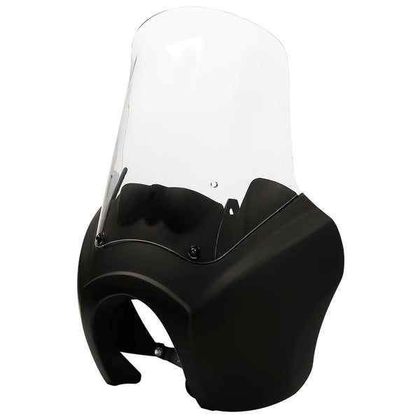 Front Fairing & 15" Clear Windshield Fit For Harley Dyna Street Bob Wide Glide