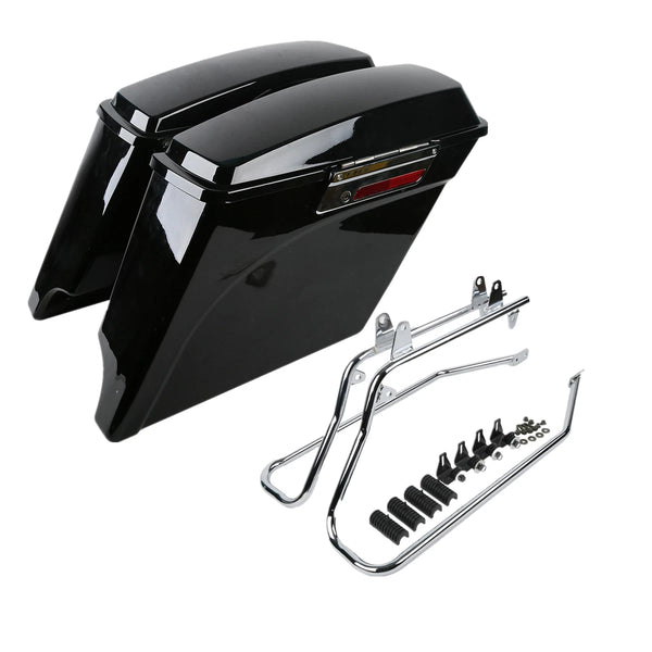 5" Stretched Saddlebags Conversion Bracket Fit For Harley Softail Heritage 84-17